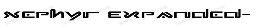 Xephyr Expanded字体转换